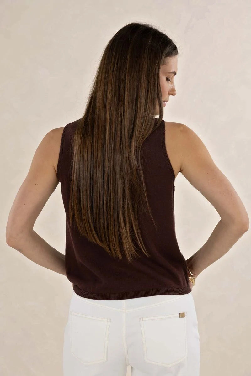 Collette Tank Chocolate