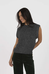 Monet Vest Charcoal