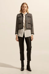 Zoe Kratzmann Patron Jacket Check Boucle