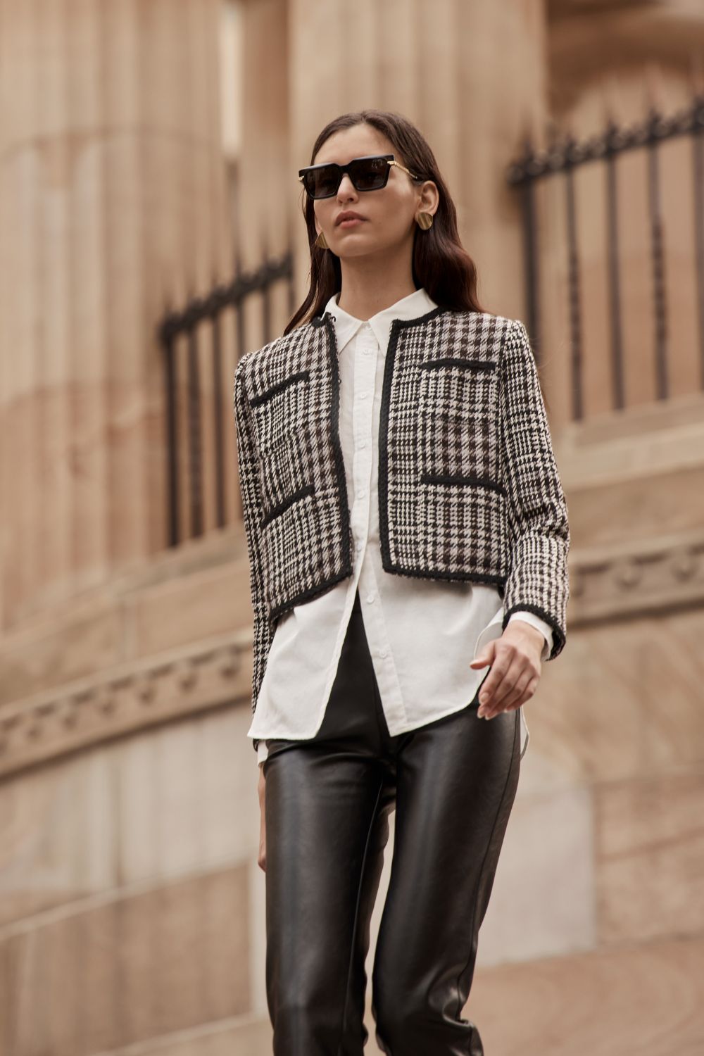 Zoe Kratzmann Patron Jacket Check Boucle