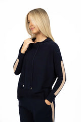 Peyton Hoodie Indigo Latte