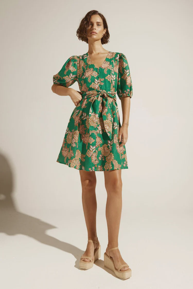 Zoe Kratzmann Quota Dress K'gari Palm Green