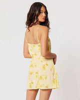 Rollas Georgie Mini Dress In Limoncello Daydream