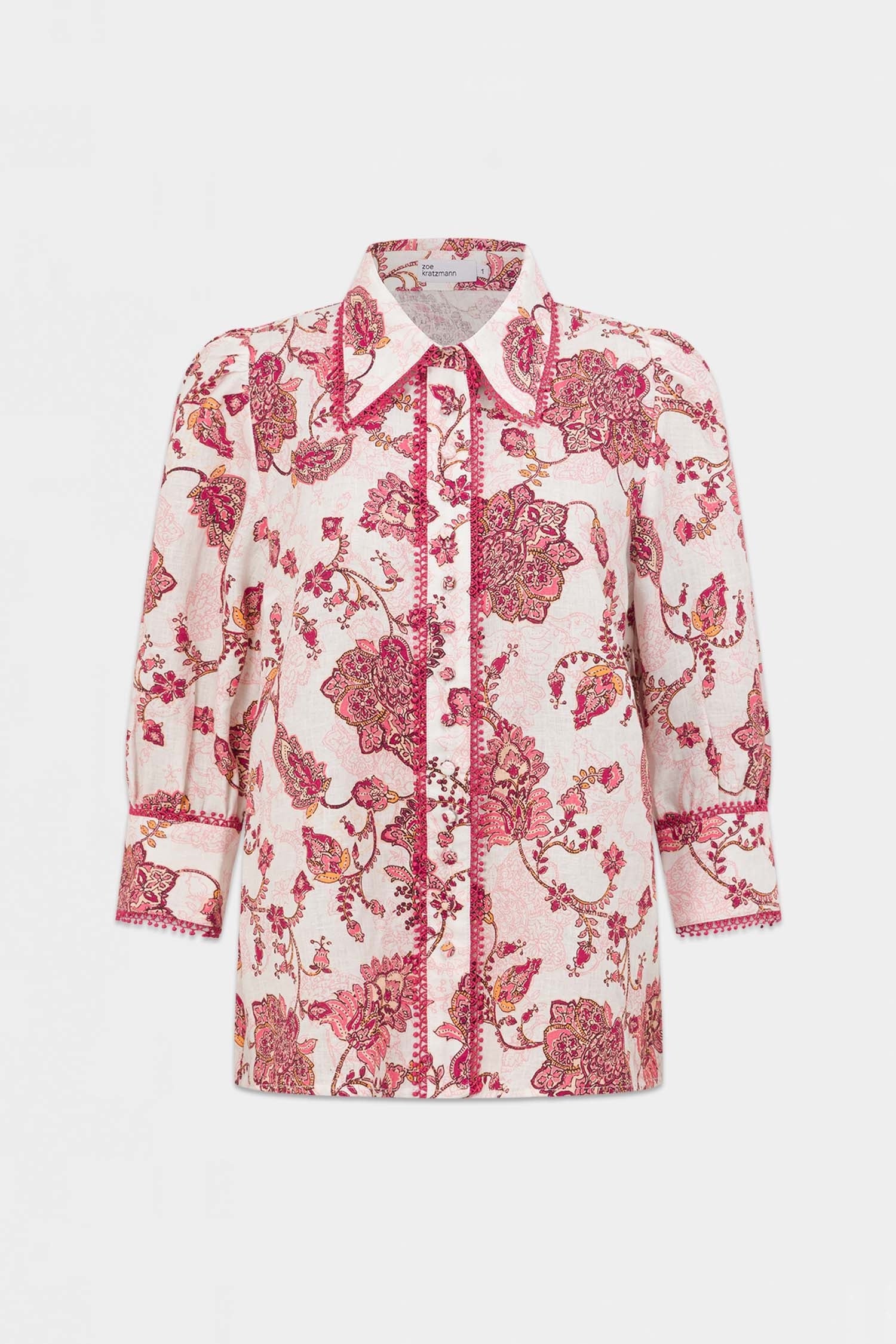 Serenade Top Rose Paisley