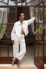 Ivy Barrel Jean Ivory