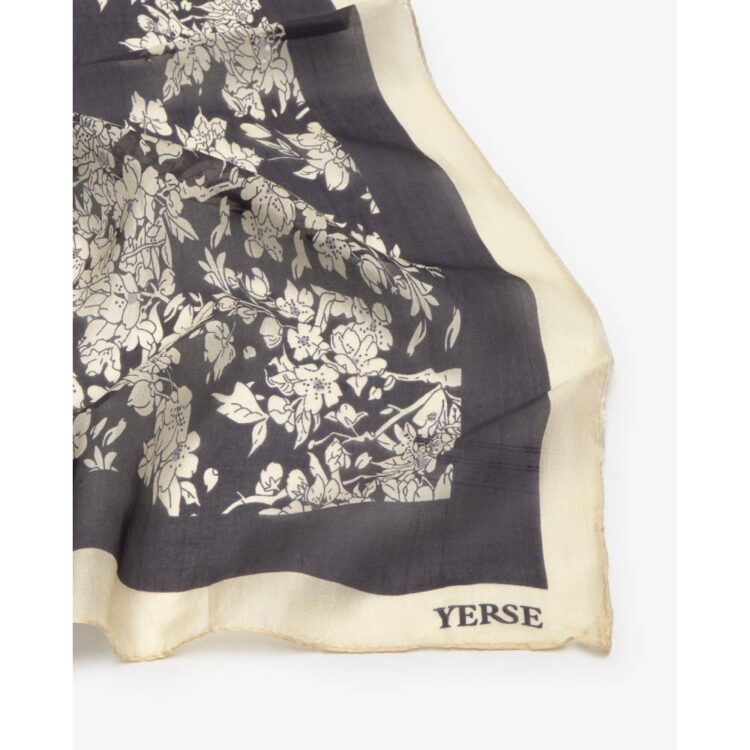 Silk Scarf Black
