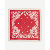 Silk  Scarf Red