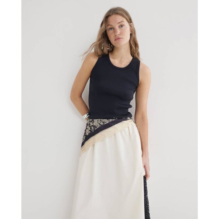 Silk Scarf Black