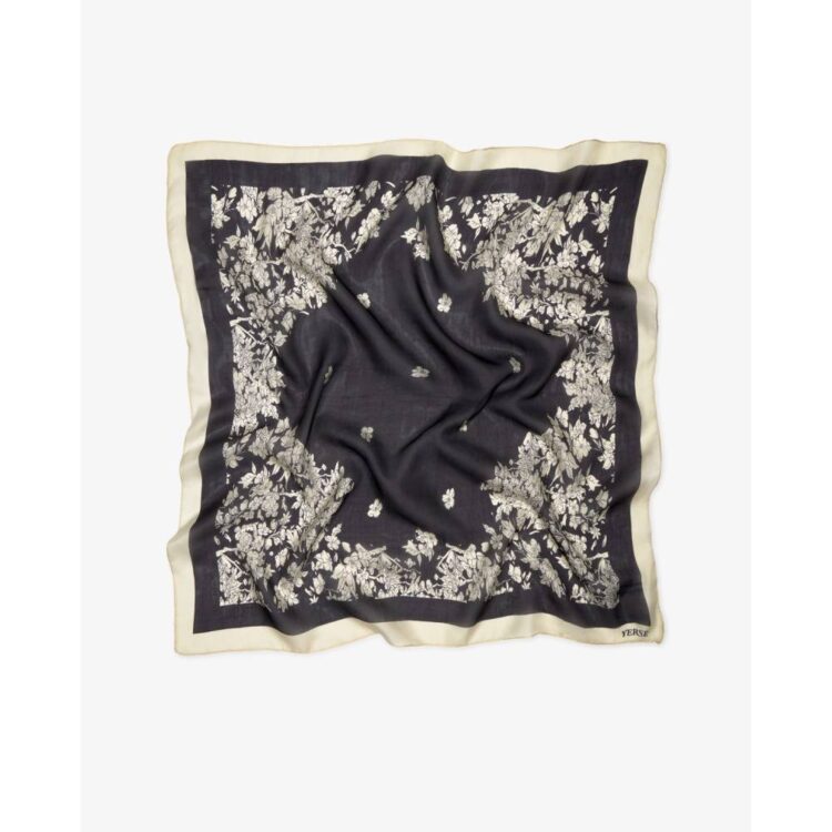Silk Scarf Black
