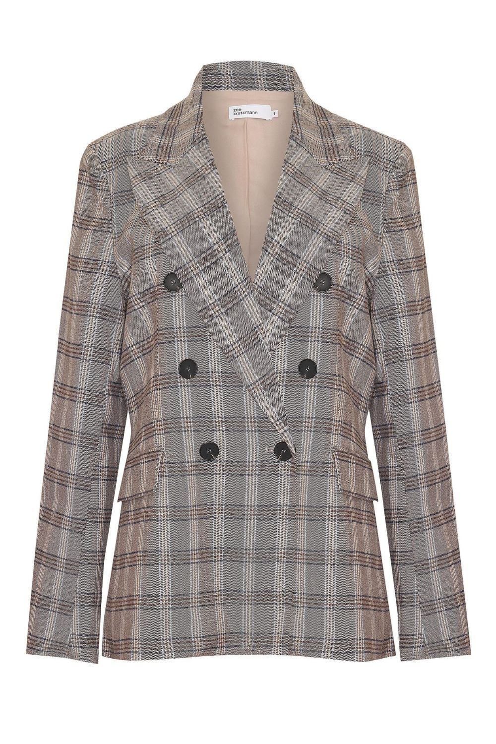 Spurt Jacket Mousse Check