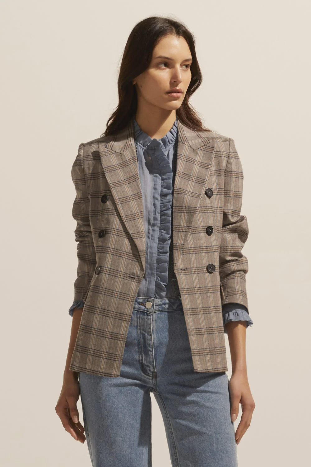 Spurt Jacket Mousse Check