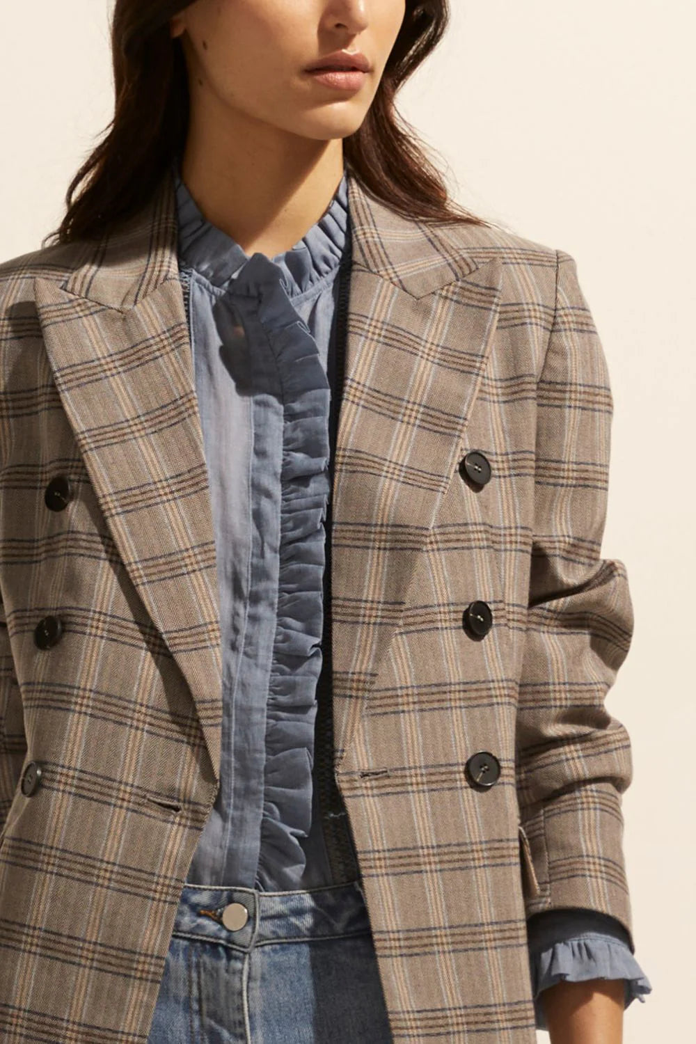 Spurt Jacket Mousse Check