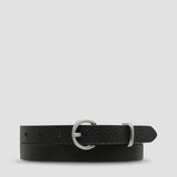 Status Anxiety Happens All The Time Belt Black Silver