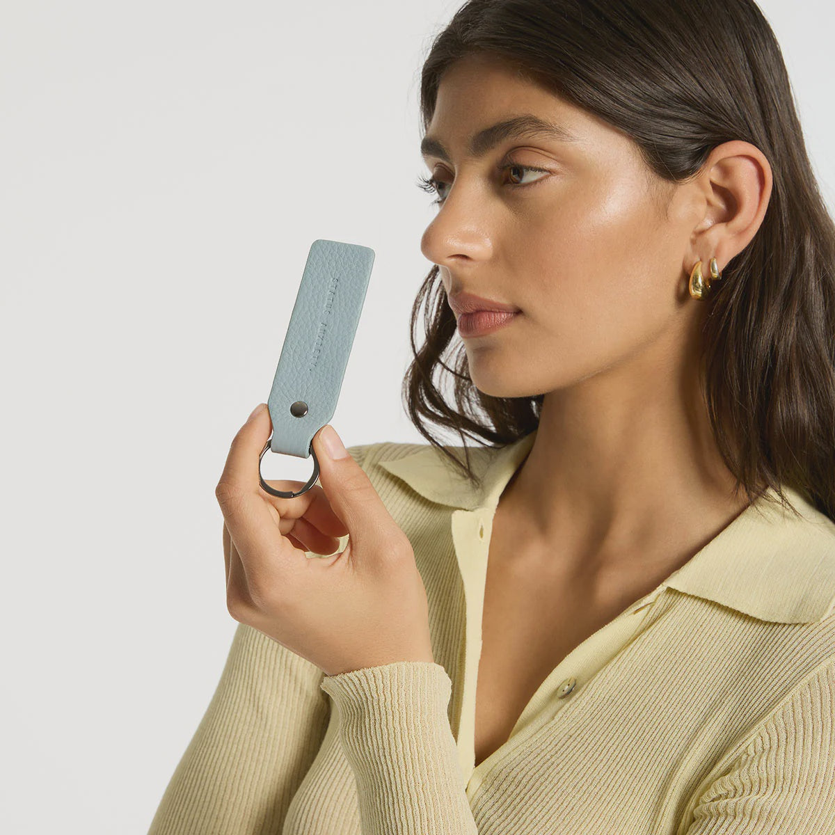 Make Your Move Keyring - Powder Blue