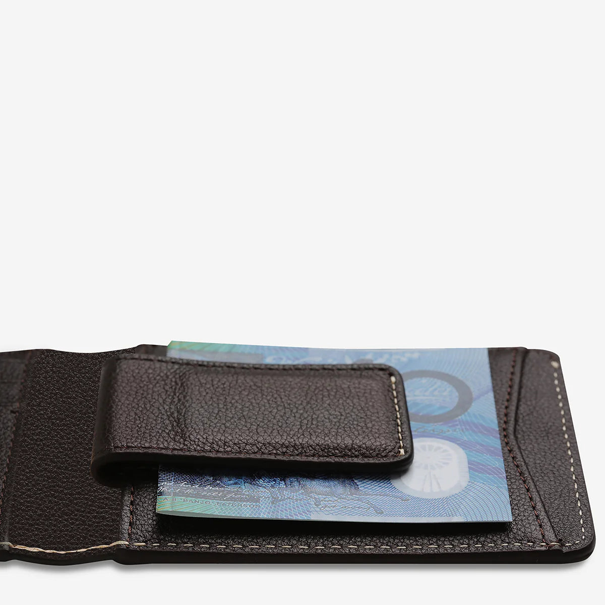 Status Anxiety Ethan Wallet Chocolate