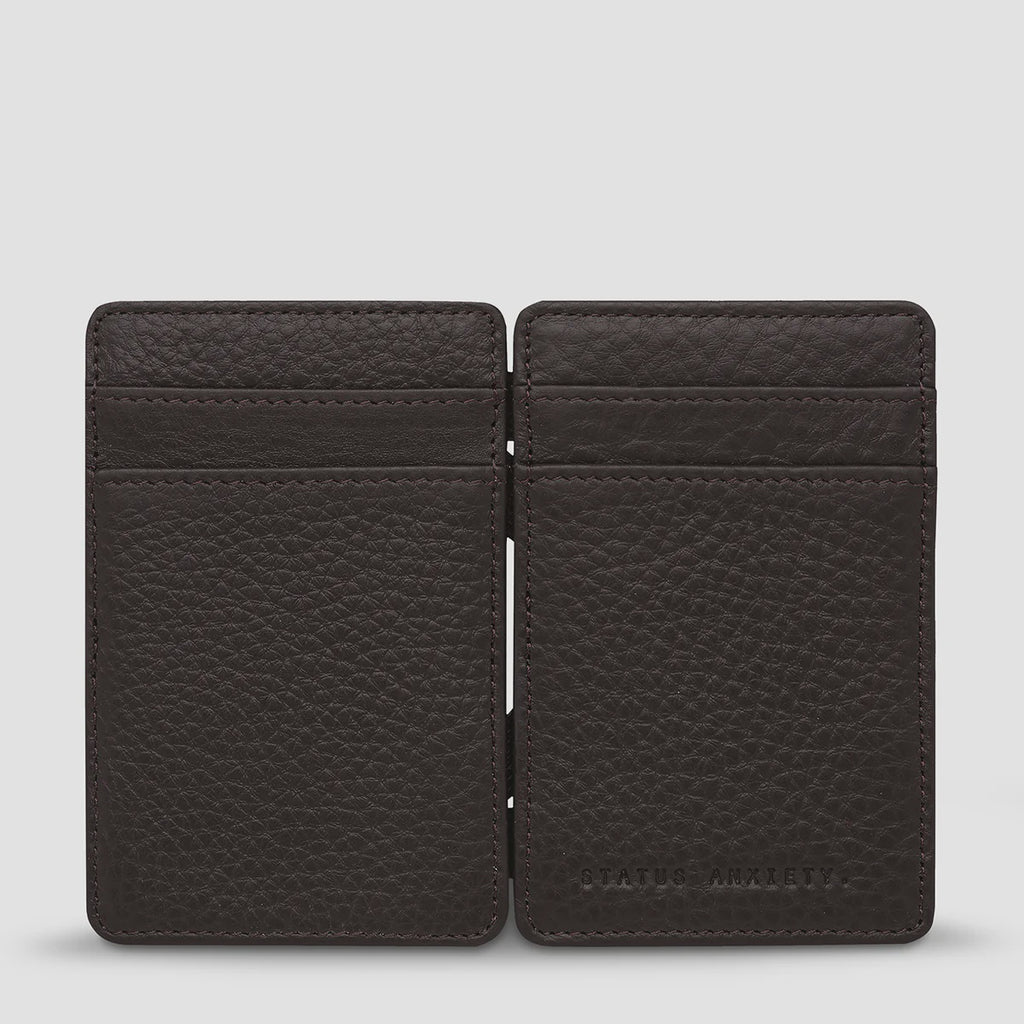 Status Anxiety Flip Wallet Cocoa