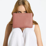 Status Anxiety New Day Clutch Dusty Rose