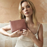 Status Anxiety New Day Clutch Dusty Rose