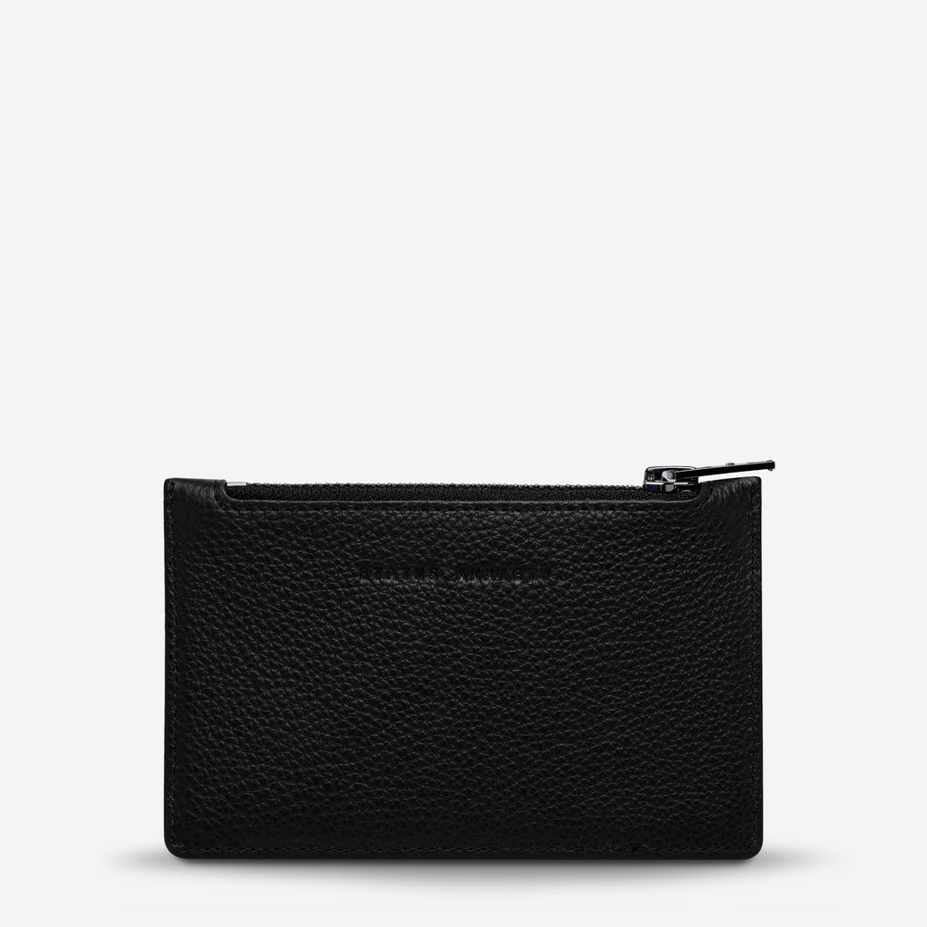 Status Anxiety Avoiding Things Wallet in Black