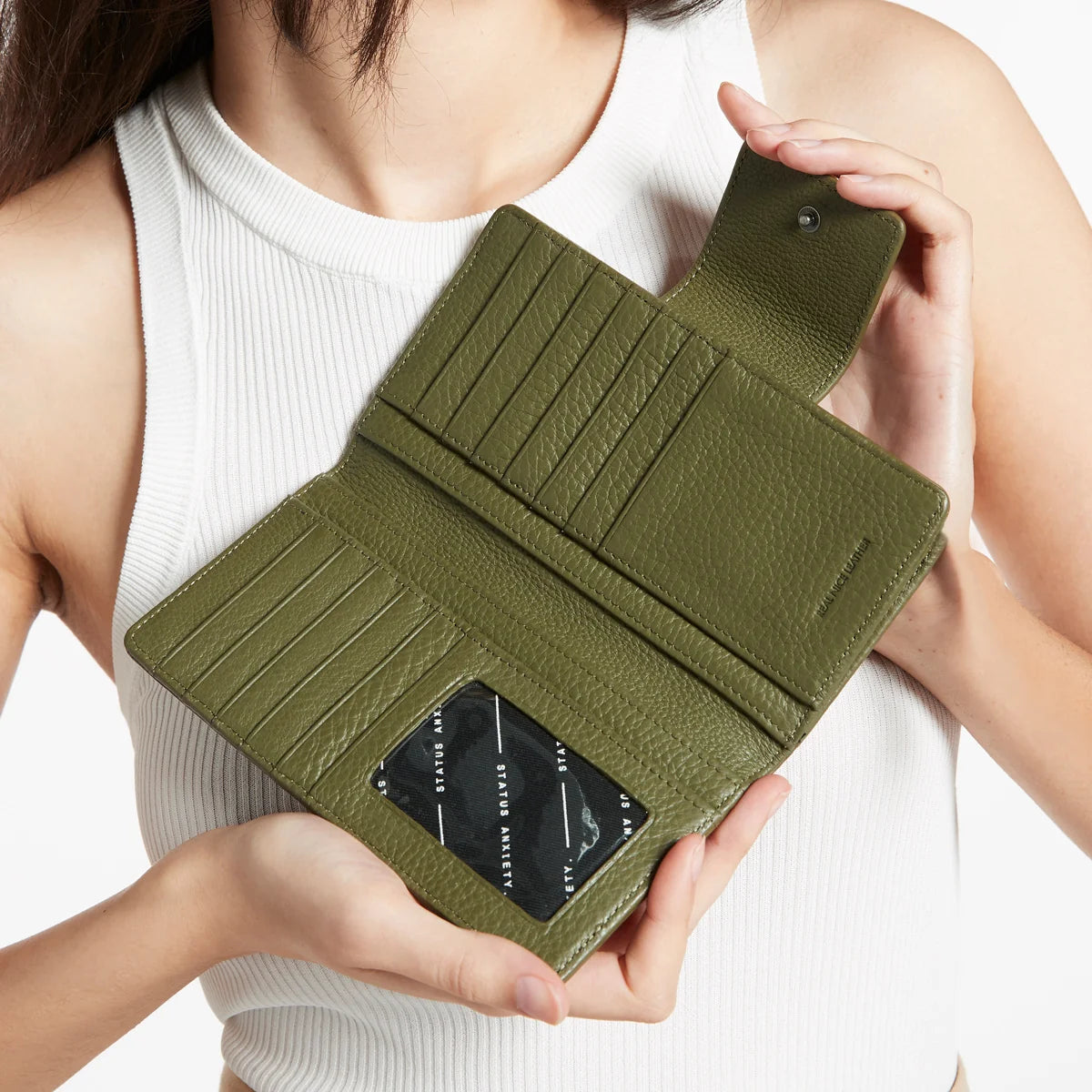 Status Anxiety Ruins Wallet in KHAKI