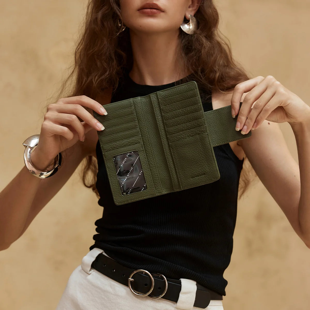 Status Anxiety Ruins Wallet in KHAKI