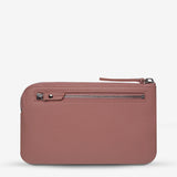 Status Anxiety Smoke and Mirrors Pouch in Dusty Rose