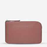 Status Anxiety Smoke and Mirrors Pouch in Dusty Rose