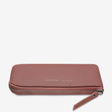 Status Anxiety Smoke and Mirrors Pouch in Dusty Rose