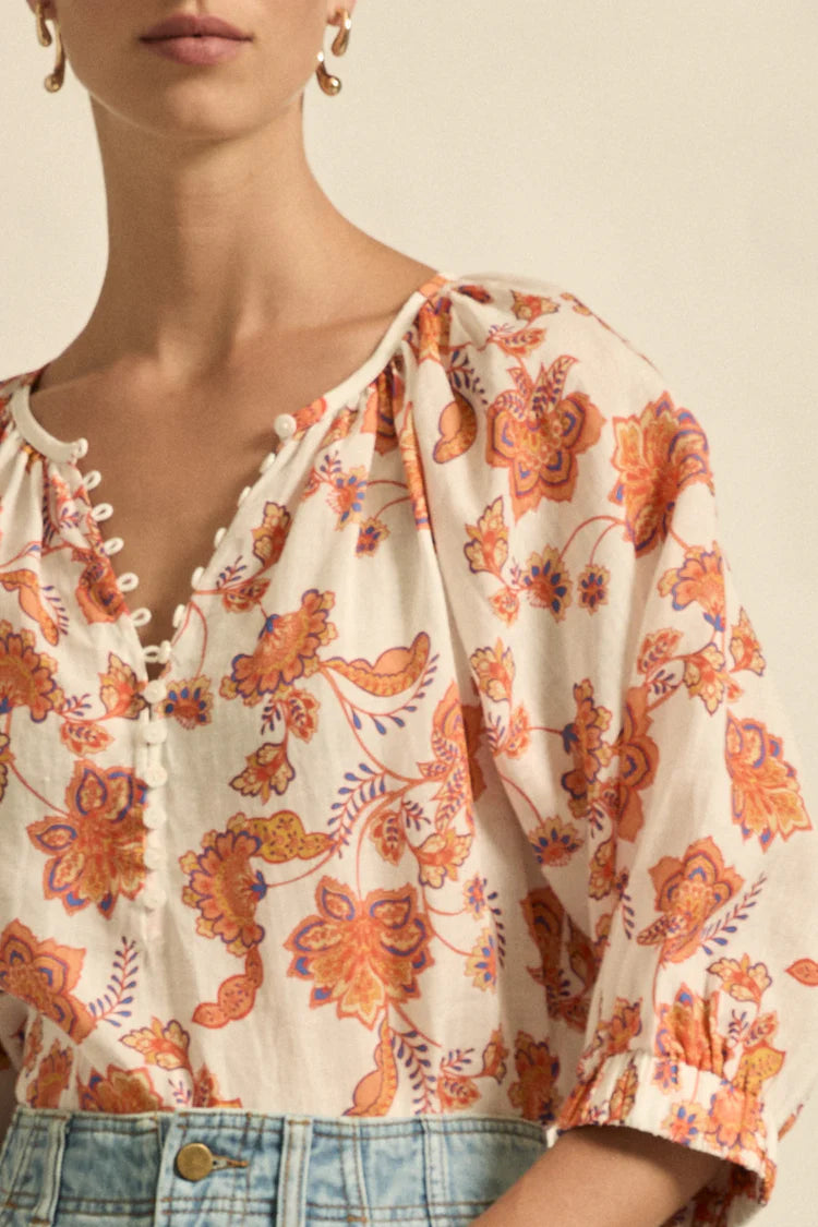 Tranquil Top Orchard Botanic Print