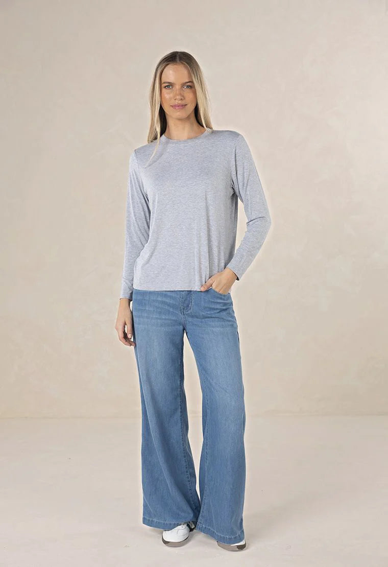 Prophecy Long Sleeve Tee Grey Marle