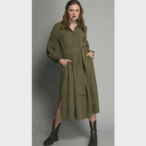 Sale Drama Chapter Dress Khaki