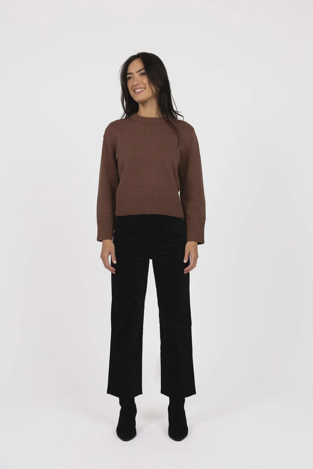 Va Va Velour Pants Black