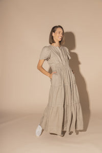 Loughlin Central Dress in Natural