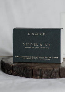 Kingdom Vetiver & Ivy - Hand and Body Bar