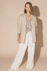 Loughlin Living Blazer in Natural Stripe