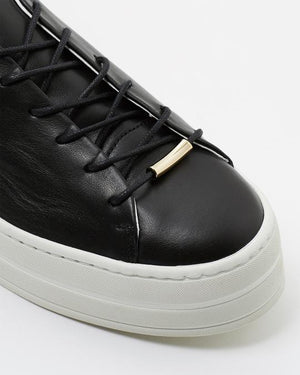 DOF Belmont Sneaker in Black Leather
