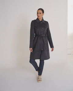 Birds Of A Feather Harper Coat Jacket in Charcoal