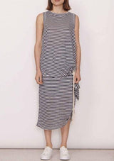 Pol Aria Linen Stripe Tank