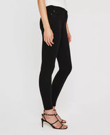 AG Legging Ankle in Super Black Stretch Sateen