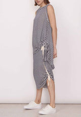 Pol Aria Linen Stripe Tank