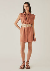 Esmaee  Tide Dress Walnut