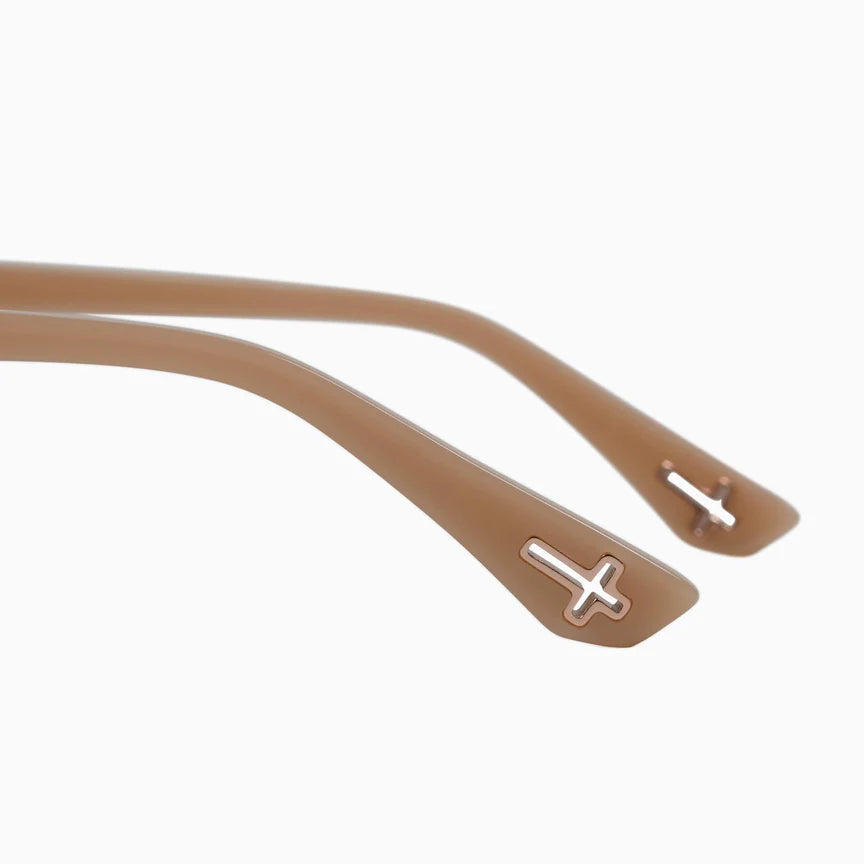 Valley Eyewear Conviction Bone Rose Gold