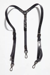 Free People Hold me up Suspenders in Black