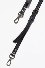 Free People Hold me up Suspenders in Black