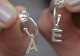 Selina Sterling Huggie Earrings